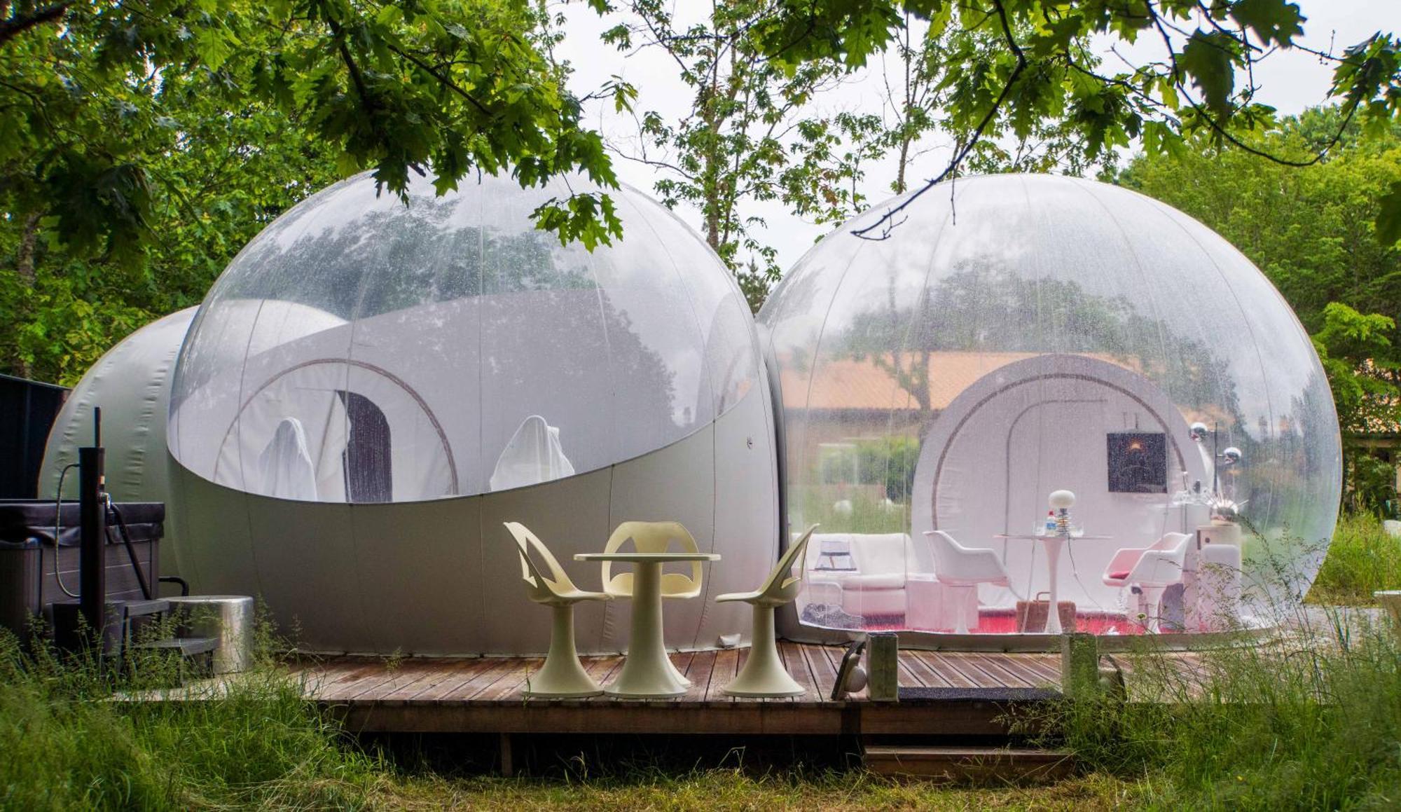 L Ost In Sensations -Hebergements Insolites Et Suites De Luxe Spa Sauna Piscine Foret Marcenais Ngoại thất bức ảnh