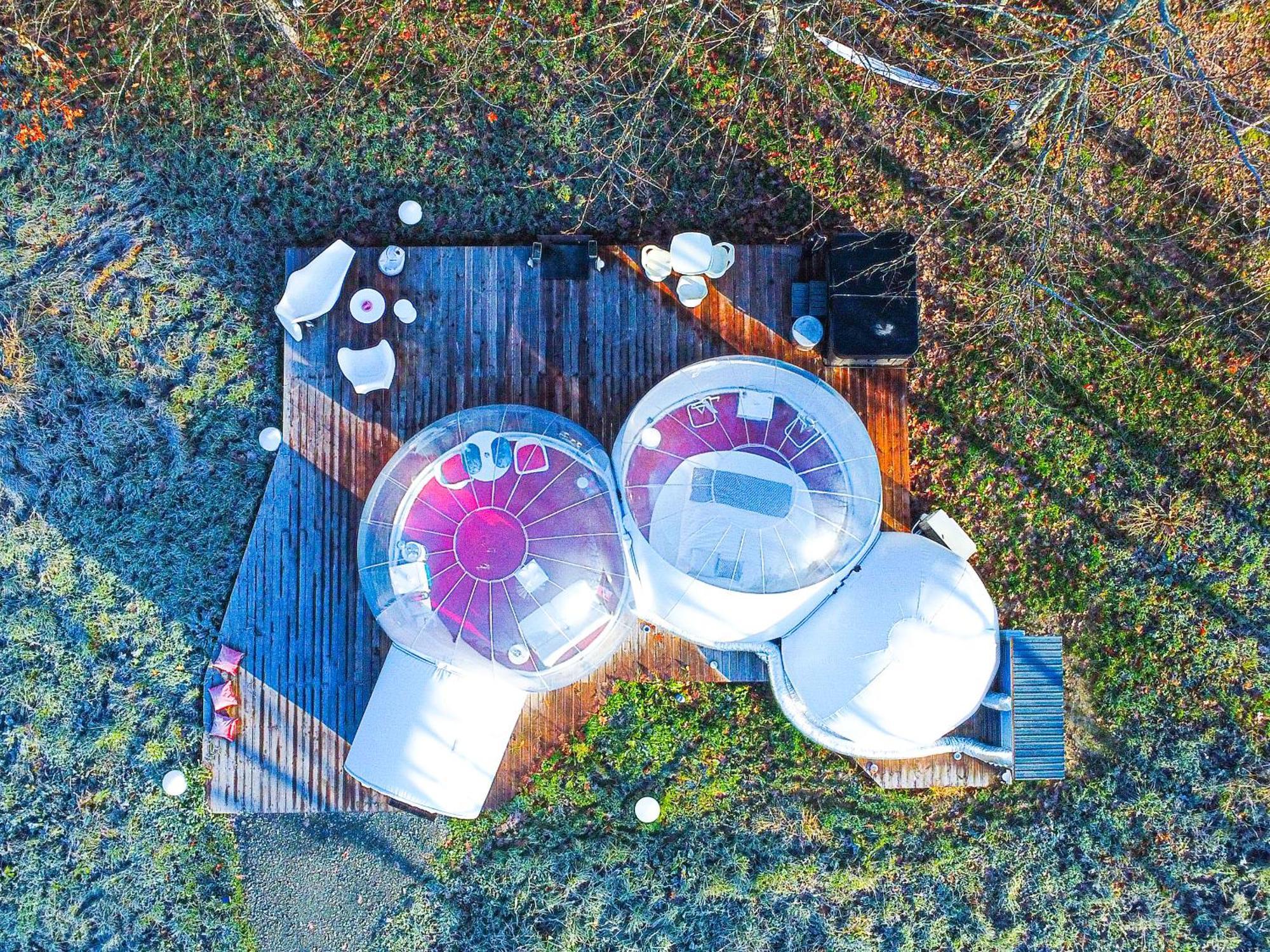 L Ost In Sensations -Hebergements Insolites Et Suites De Luxe Spa Sauna Piscine Foret Marcenais Ngoại thất bức ảnh