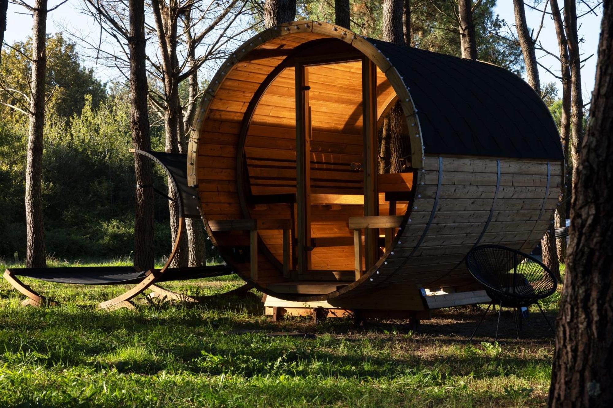 L Ost In Sensations -Hebergements Insolites Et Suites De Luxe Spa Sauna Piscine Foret Marcenais Ngoại thất bức ảnh